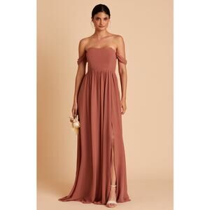 Birdy Grey August Convertible Maxi Dress Desert Rose XL Bridesmaid Formal Gown